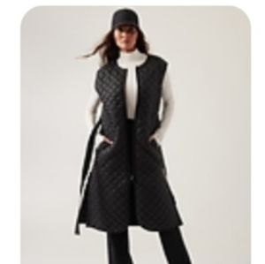 Athleta Whisper Featherless Long Vest